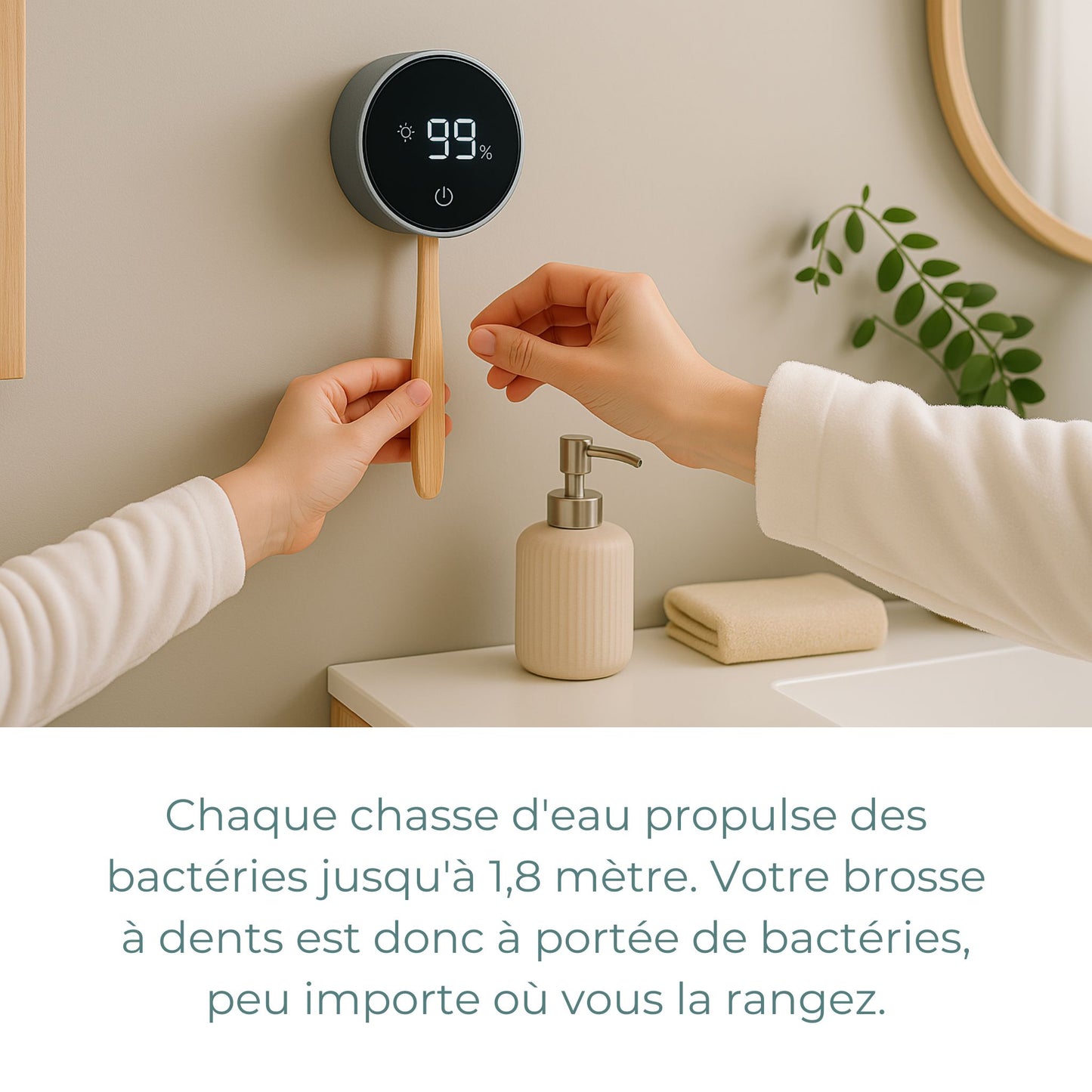 Stérilisateur de brosse à dent UV