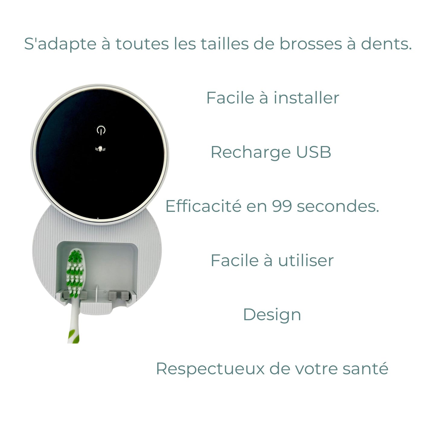 Stérilisateur de brosse à dent UV